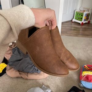 Brown booties